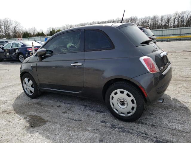 3C3CFFARXET169162 - 2014 FIAT 500 POP GRAY photo 2