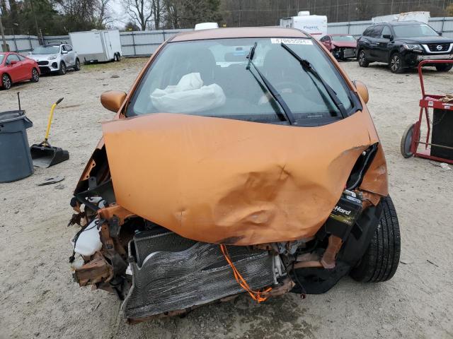 JHMGE87459S074411 - 2009 HONDA FIT SPORT ORANGE photo 5