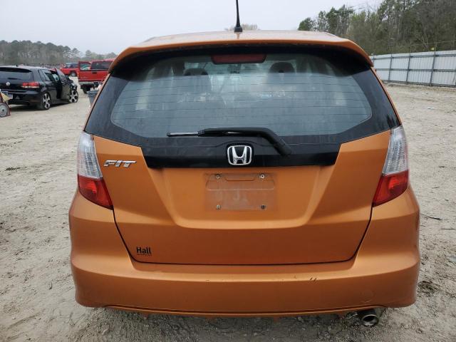 JHMGE87459S074411 - 2009 HONDA FIT SPORT ORANGE photo 6