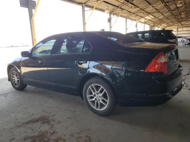 3FAHP0GA3BR220853 - 2011 FORD FUSION S BLACK photo 2