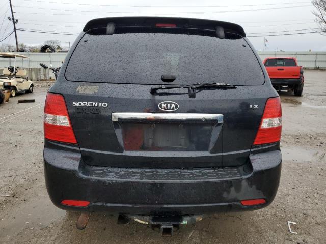 KNDJC735085764313 - 2008 KIA SORENTO EX BLACK photo 6