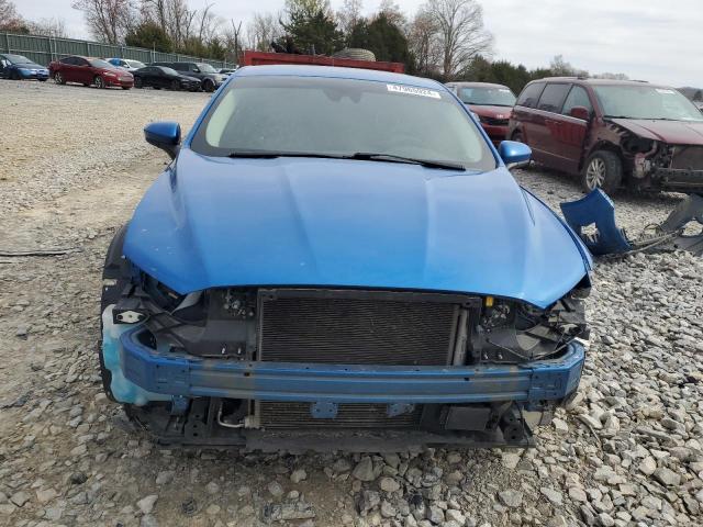 3FA6P0G78KR130609 - 2019 FORD FUSION S BLUE photo 5