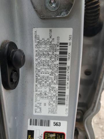 3TMJU62N89M073731 - 2009 TOYOTA TACOMA DOUBLE CAB PRERUNNER SILVER photo 12