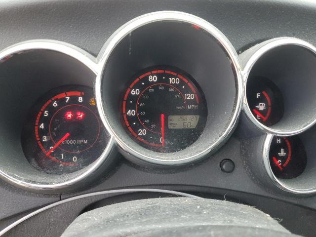 2T1KR32E45C382300 - 2005 TOYOTA COROLLA MA XR BLACK photo 9