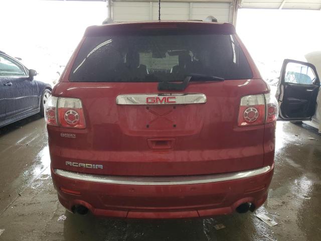 1GKKRTED6CJ153366 - 2012 GMC ACADIA DENALI MAROON photo 6