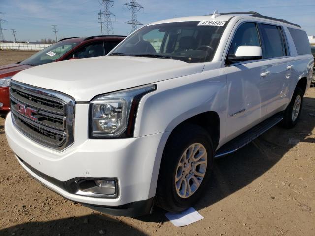 1GKS2GKC7KR242757 - 2019 GMC YUKON XL K1500 SLT WHITE photo 1