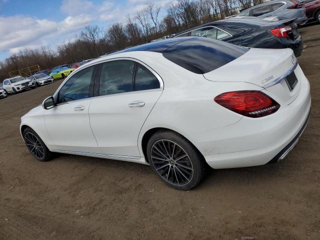 55SWF8EB0KU289949 - 2019 MERCEDES-BENZ C 300 4MATIC WHITE photo 2