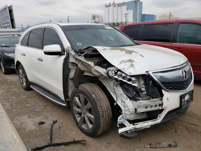 5FRYD4H95GB011801 - 2016 ACURA MDX ADVANCE WHITE photo 4