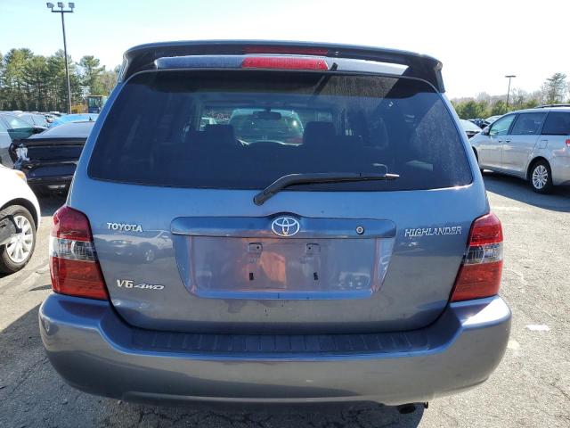 JTEEP21A870192116 - 2007 TOYOTA HIGHLANDER SPORT BLUE photo 6