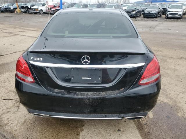 55SWF4JB3GU127951 - 2016 MERCEDES-BENZ C 300 BLACK photo 6