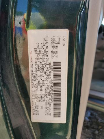 5TBRT34184S453295 - 2004 TOYOTA TUNDRA ACCESS CAB SR5 GREEN photo 12