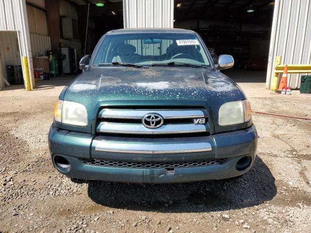 5TBRT34184S453295 - 2004 TOYOTA TUNDRA ACCESS CAB SR5 GREEN photo 5