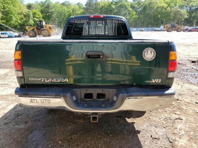 5TBRT34184S453295 - 2004 TOYOTA TUNDRA ACCESS CAB SR5 GREEN photo 6
