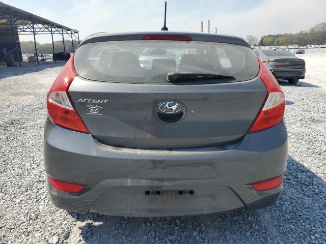 KMHCT5AE6CU040040 - 2012 HYUNDAI ACCENT GLS GRAY photo 6