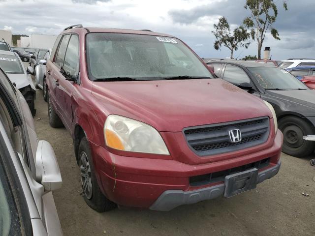 5FNYF18575B042133 - 2005 HONDA PILOT EXL RED photo 4