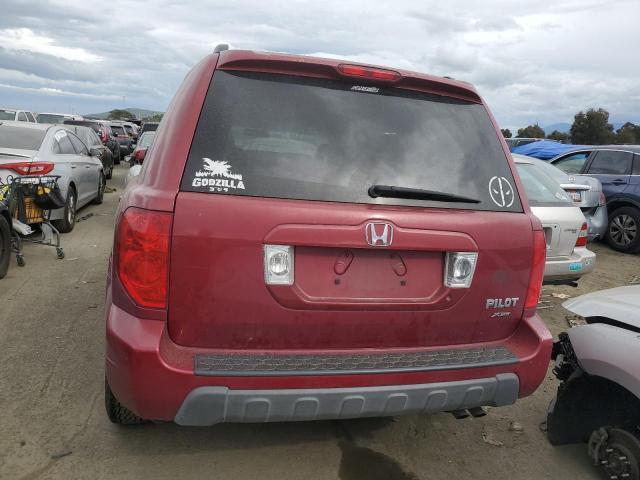 5FNYF18575B042133 - 2005 HONDA PILOT EXL RED photo 6