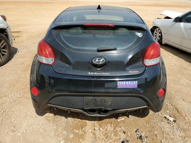 KMHTC6AE1FU241113 - 2015 HYUNDAI VELOSTER TURBO BLACK photo 6