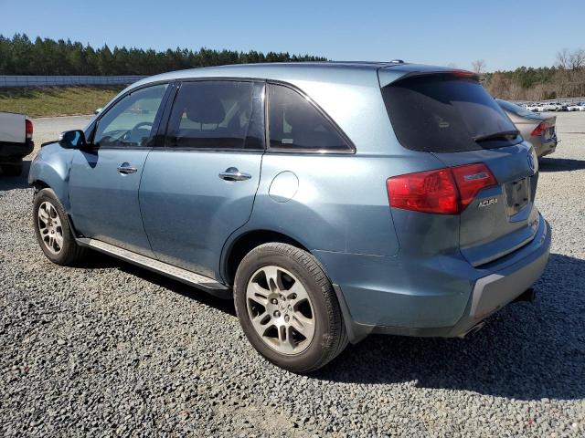 2HNYD28388H530400 - 2008 ACURA MDX TECHNOLOGY BLUE photo 2