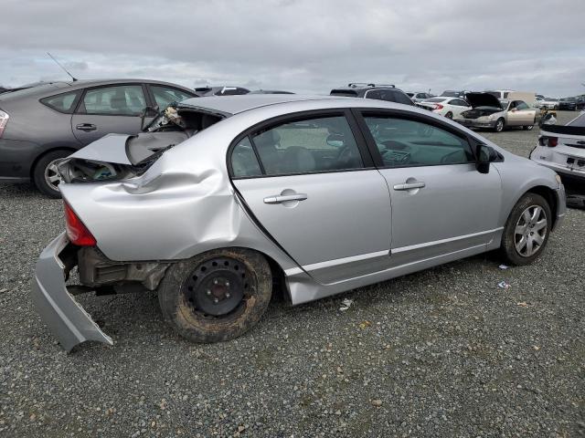 1HGFA16586L016052 - 2006 HONDA CIVIC LX SILVER photo 3