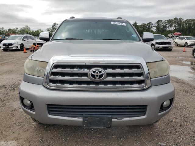 5TDZY68A38S008067 - 2008 TOYOTA SEQUOIA LIMITED SILVER photo 5