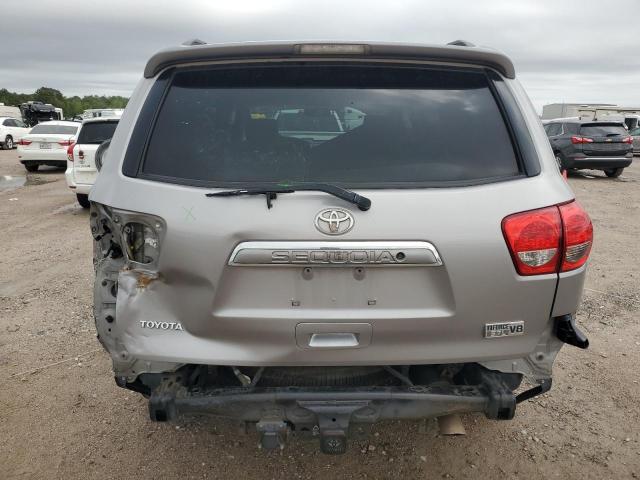 5TDZY68A38S008067 - 2008 TOYOTA SEQUOIA LIMITED SILVER photo 6