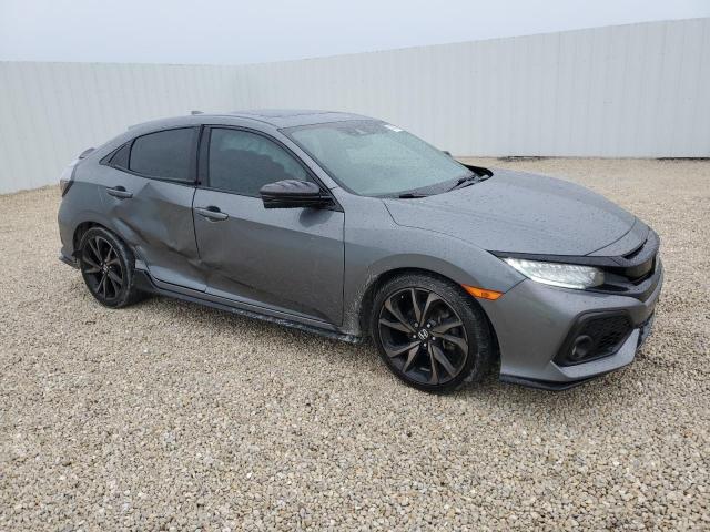 SHHFK7H93JU226082 - 2018 HONDA CIVIC SPORT TOURING GRAY photo 4