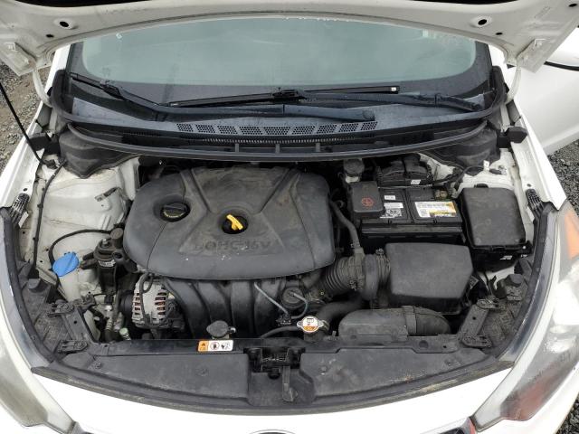 KNAFK4A69G5587596 - 2016 KIA FORTE LX WHITE photo 11