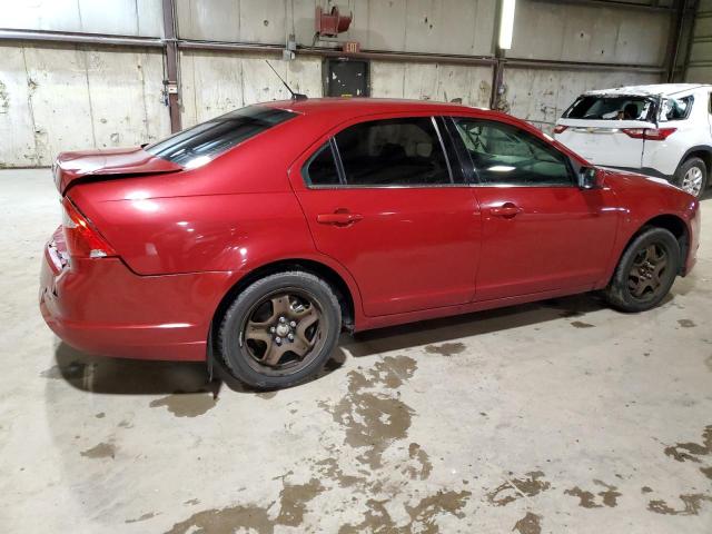 3FAHP0HA0AR227658 - 2010 FORD FUSION SE RED photo 3