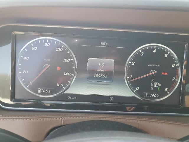 WDDUG8FB2HA331937 - 2017 MERCEDES-BENZ S 550 4MATIC BLACK photo 9