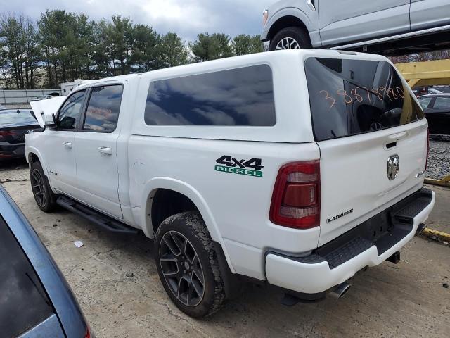 1C6SRFJM7LN250644 - 2020 RAM 1500 LARAMIE WHITE photo 2