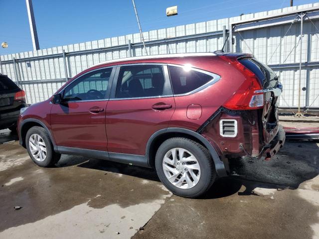 2HKRM4H73FH607509 - 2015 HONDA CR-V EXL BURGUNDY photo 2