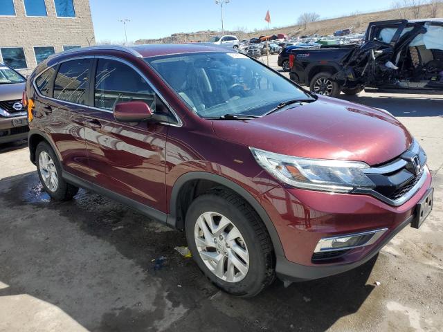 2HKRM4H73FH607509 - 2015 HONDA CR-V EXL BURGUNDY photo 4