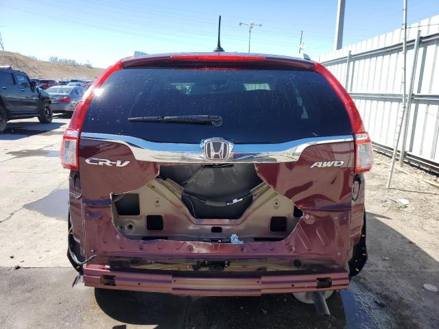 2HKRM4H73FH607509 - 2015 HONDA CR-V EXL BURGUNDY photo 6