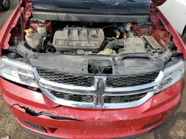 3C4PDCAB2FT566029 - 2015 DODGE JOURNEY SE RED photo 12