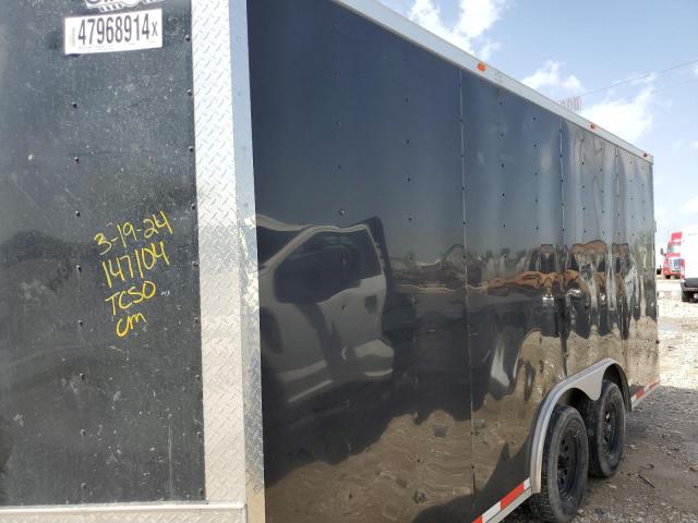 7NHBE1623PA004655 - 2023 CARGO TRAILER BLACK photo 9