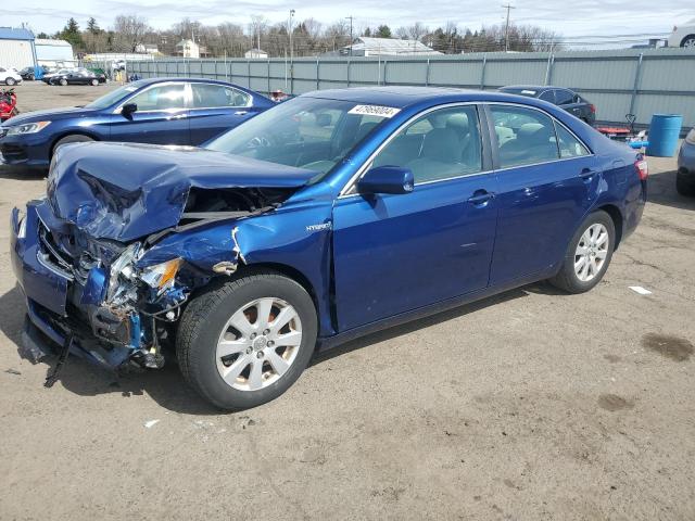 4T1BB46K09U074944 - 2009 TOYOTA CAMRY HYBRID BLUE photo 1