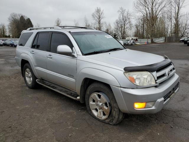 JTEZT17R240018963 - 2004 TOYOTA 4RUNNER LIMITED SILVER photo 4