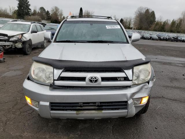 JTEZT17R240018963 - 2004 TOYOTA 4RUNNER LIMITED SILVER photo 5