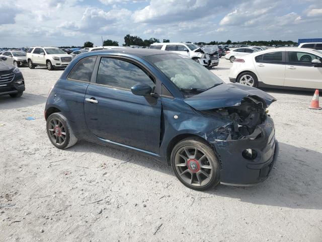 3C3CFFAR2DT544170 - 2013 FIAT 500 POP BLUE photo 4