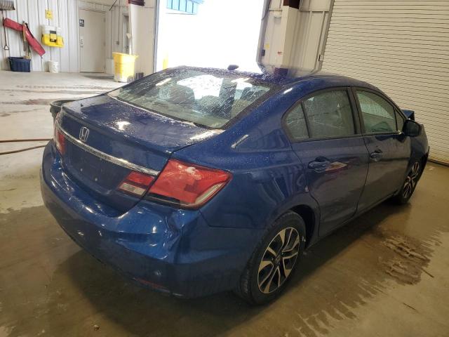 19XFB2F82DE074160 - 2013 HONDA CIVIC EX BLUE photo 3