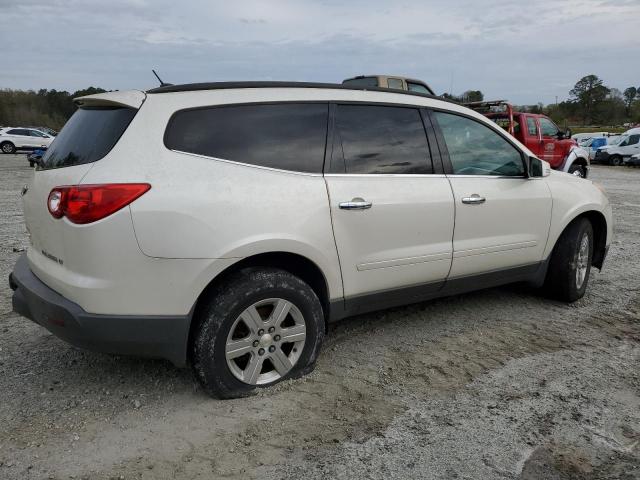 1GNKRJED6CJ343806 - 2012 CHEVROLET TRAVERSE LT WHITE photo 3