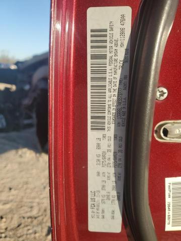 1C6RR6LT4KS573777 - 2019 RAM 1500 CLASS SLT ბურგუნდია ფოტო 12