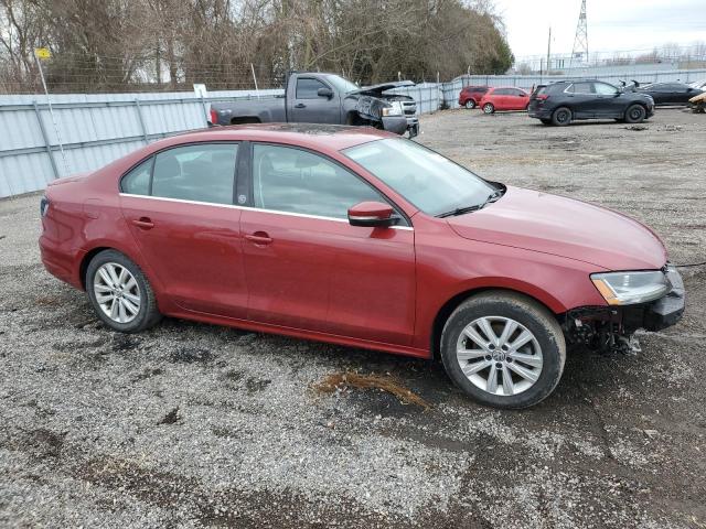 3VWDB7AJ1HM413739 - 2017 VOLKSWAGEN JETTA SE RED photo 4