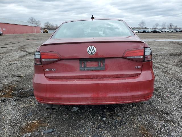 3VWDB7AJ1HM413739 - 2017 VOLKSWAGEN JETTA SE RED photo 6