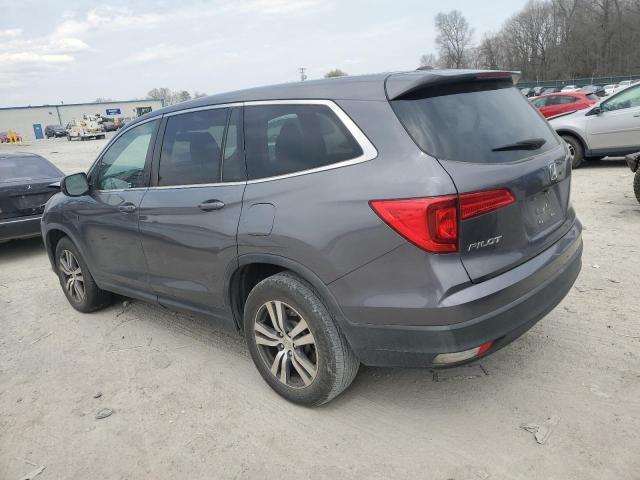 5FNYF5H54HB016858 - 2017 HONDA PILOT EXL GRAY photo 2