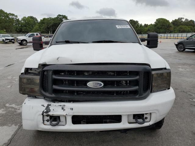 1FTNF20S12EA91710 - 2002 FORD F250 SUPER DUTY WHITE photo 5