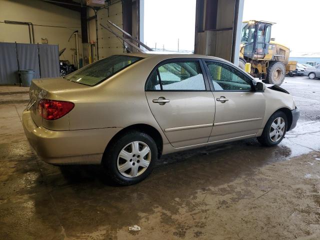 2T1BR30E15C475617 - 2005 TOYOTA COROLLA CE BEIGE photo 3