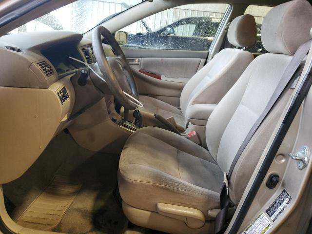 2T1BR30E15C475617 - 2005 TOYOTA COROLLA CE BEIGE photo 7