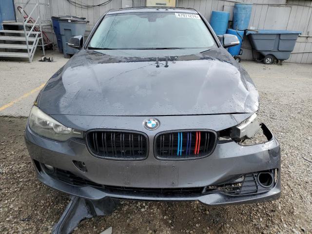 WBA3C1C59EK105565 - 2014 BMW 328 I SULEV GRAY photo 5