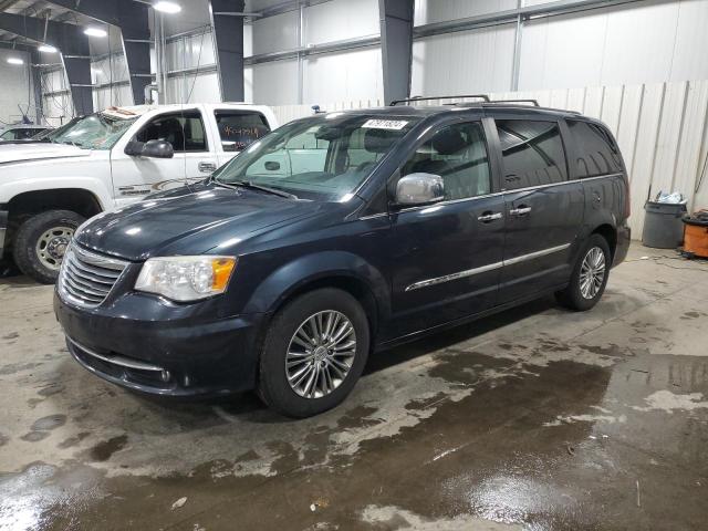 2C4RC1CG6ER300958 - 2014 CHRYSLER TOWN & COU TOURING L BLUE photo 1